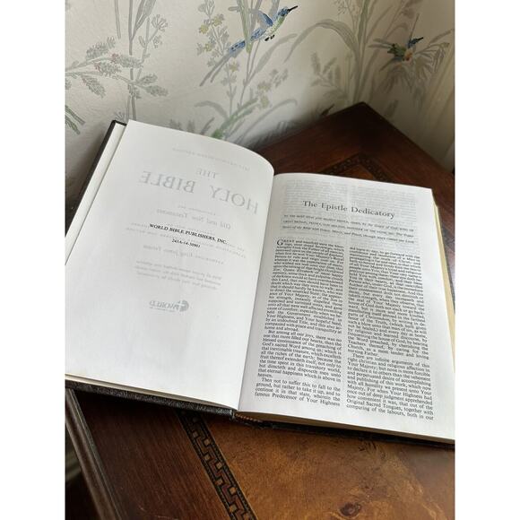 Holy Bible Authorized King James Version Printed By World Bible Publisher Hard - Picture 7 of 11